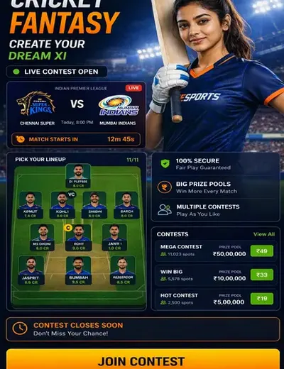 Play4Rarcadeplay (Play4R arcade play) fantasy cricket & matchday visual 3